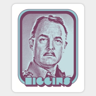 Higgins /// Magnum P.I. 80s Retro Design Sticker